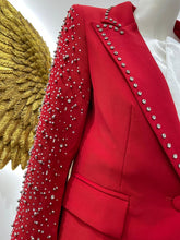 Cargar imagen en el visor de la galería, Blazer con pedrería
