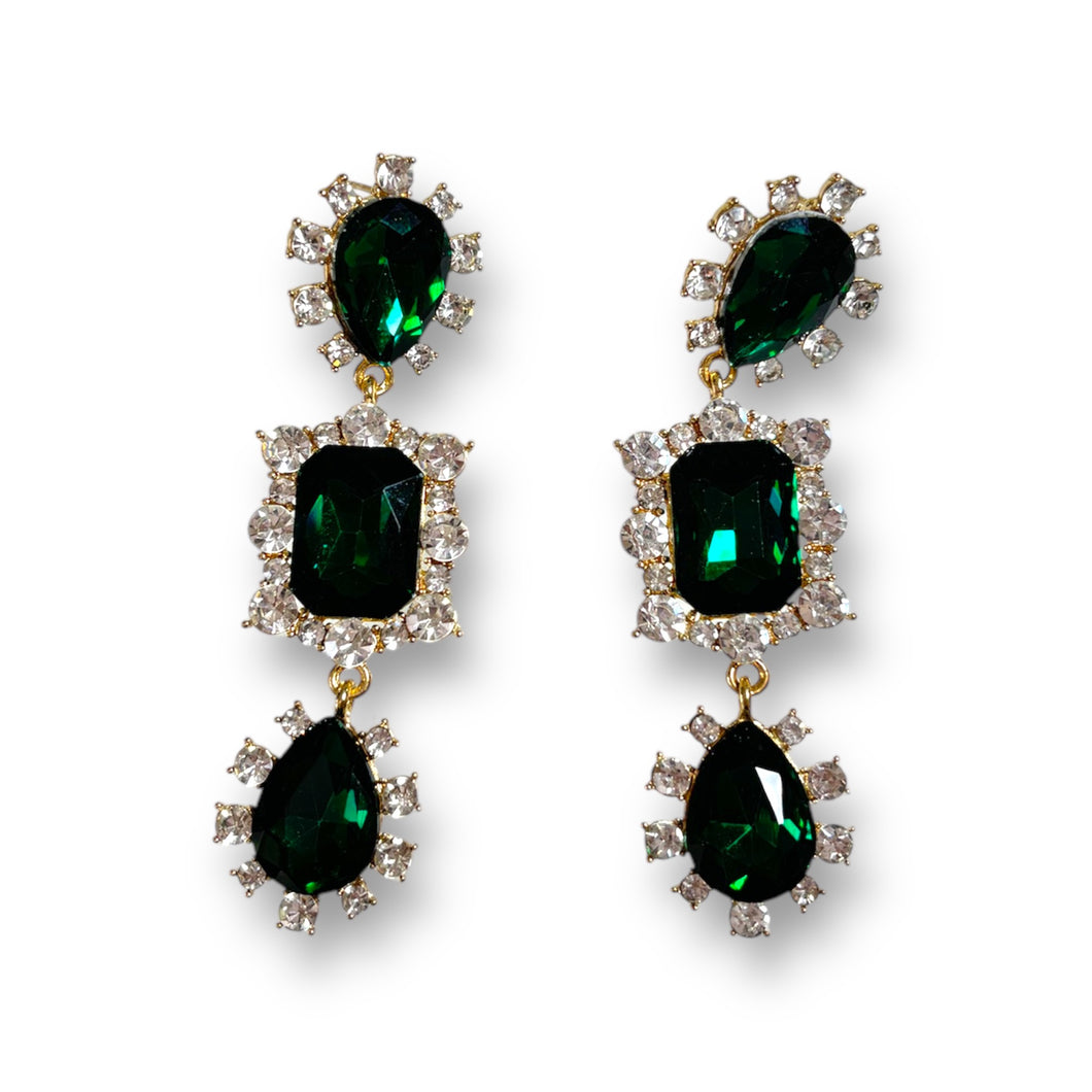 Aretes esmeralda