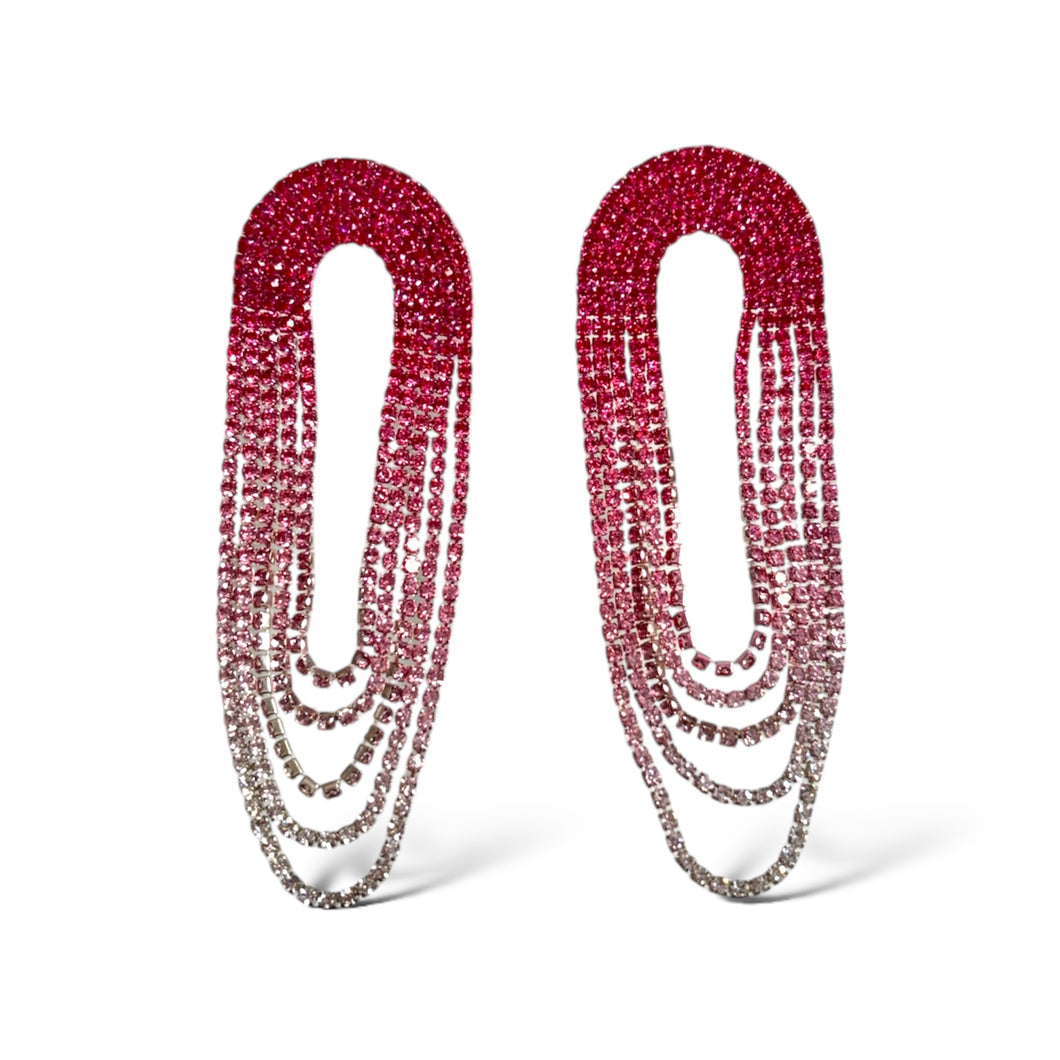 Aretes rosa
